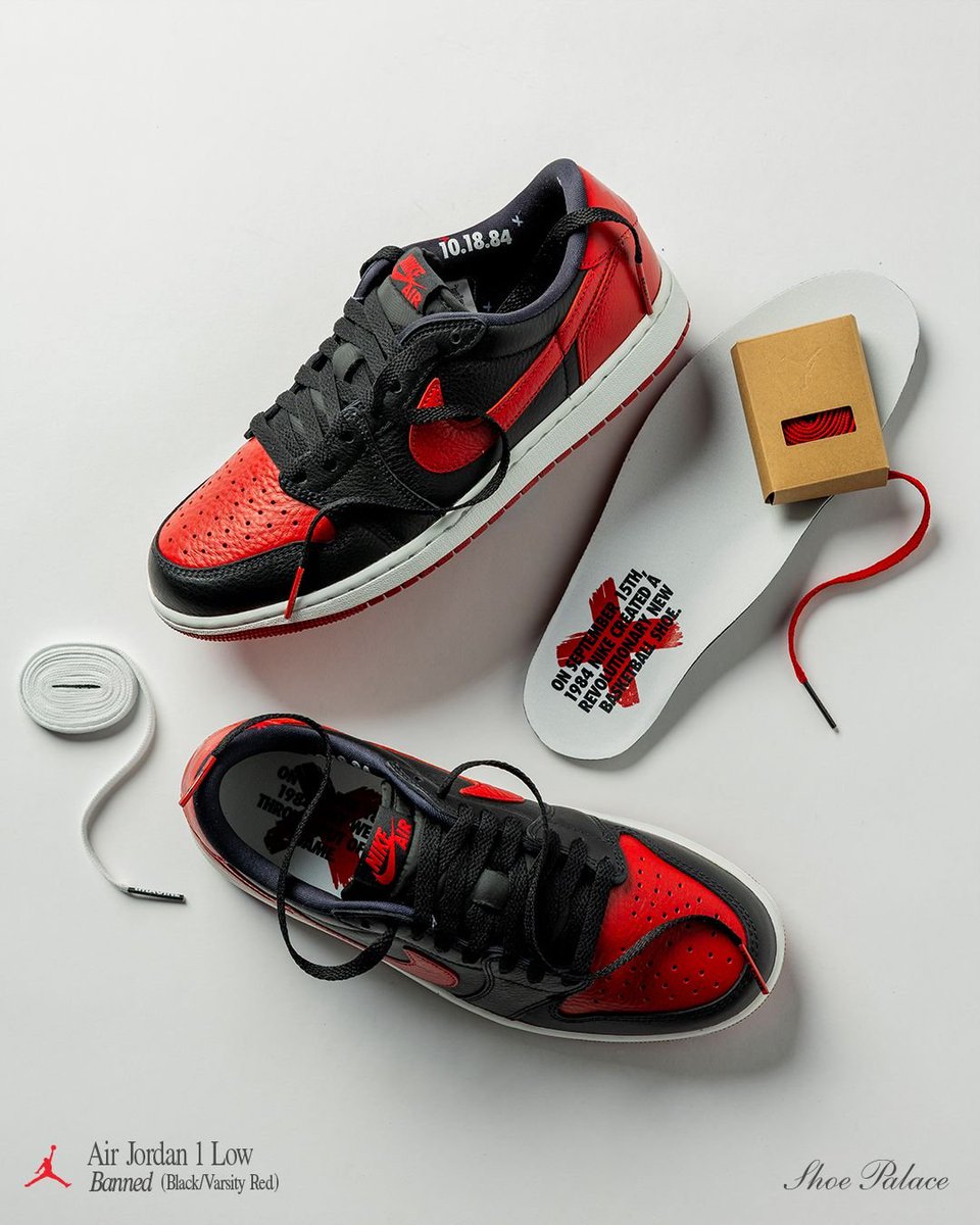 SOLELINKS's tweet photo. Ad: Air Jordan 1 Low OG ‘Banned’ on sale for $89.24 + FREE shipping, discount applied in cart => https://t.co/SI0eiZWDra

*must be logged in https://t.co/vPSnflCc81