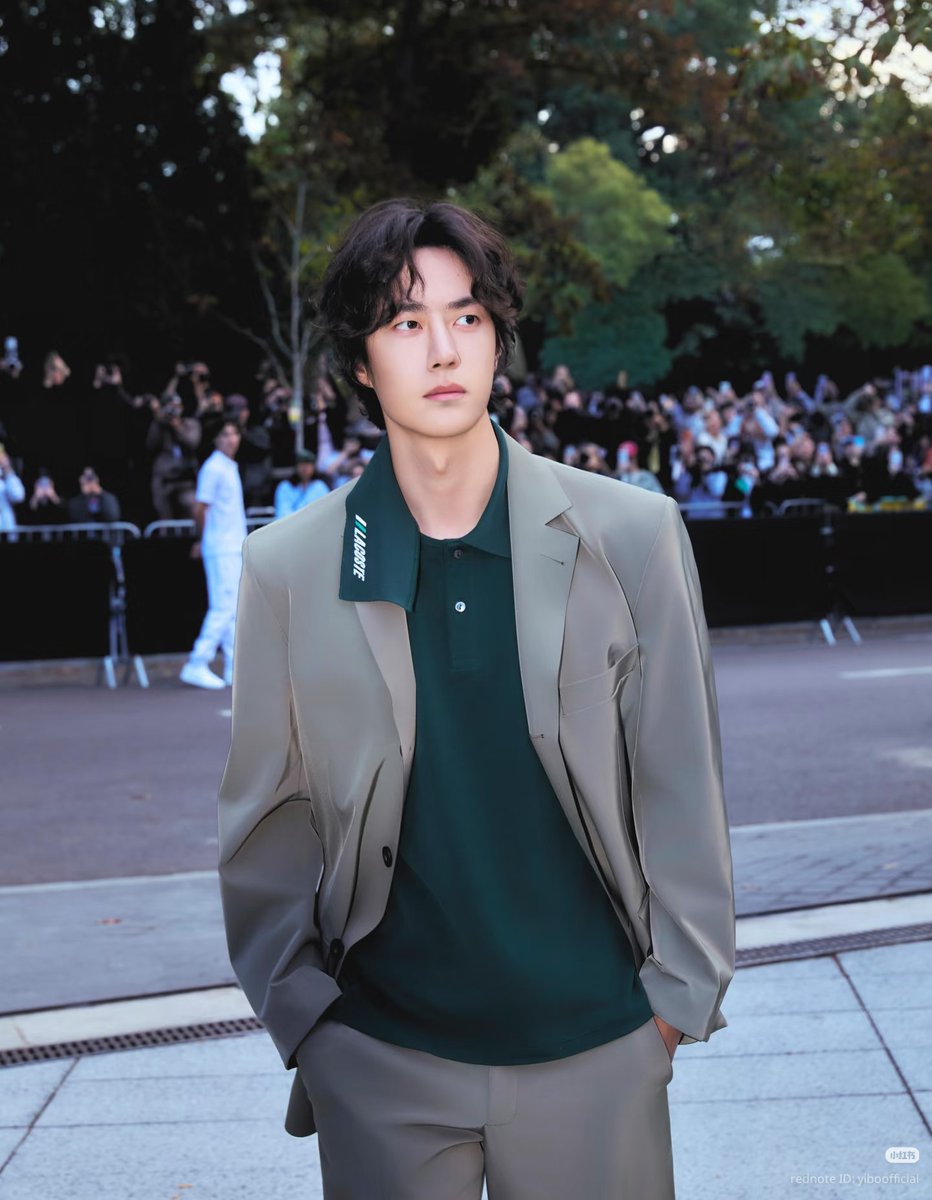 lazysaltedfish_'s tweet photo. #WangYibo went from winning champion at Shanghai 8 Hours Endurance Race straight to front row at Paris Fashion Week as Global Ambassador for 3 luxury houses: CHANEL, Loewe &amp; Lacoste

king of minding his business and only coming down the mountains to serve wins and looks https://t.co/iKZleLU0EI