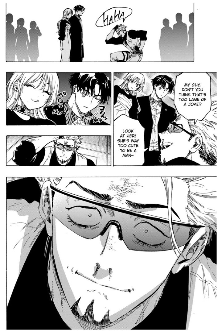 senjogt's tweet photo. Kinosaki and Gero really thought Beppu would lose interest after finding out Kinosaki was a man, only for him to PROPOSE Gero’s face when he realized someone might actually steal Kinosaki away from him LMAOOO https://t.co/eJcdAWqjqT