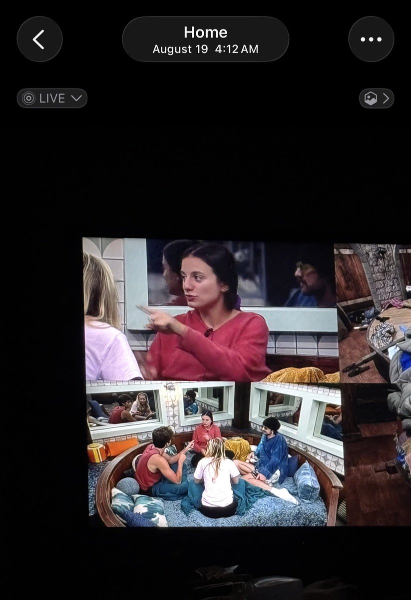 prplburner's tweet photo. I’m so happy fap is still hanging out like that’s my family I would stay up til 4 am watching them do silly rock ceremonies and reenacting movies like they really made the season for me (especially weeks 4-7) #bb28 https://t.co/EfEzgqWV0s