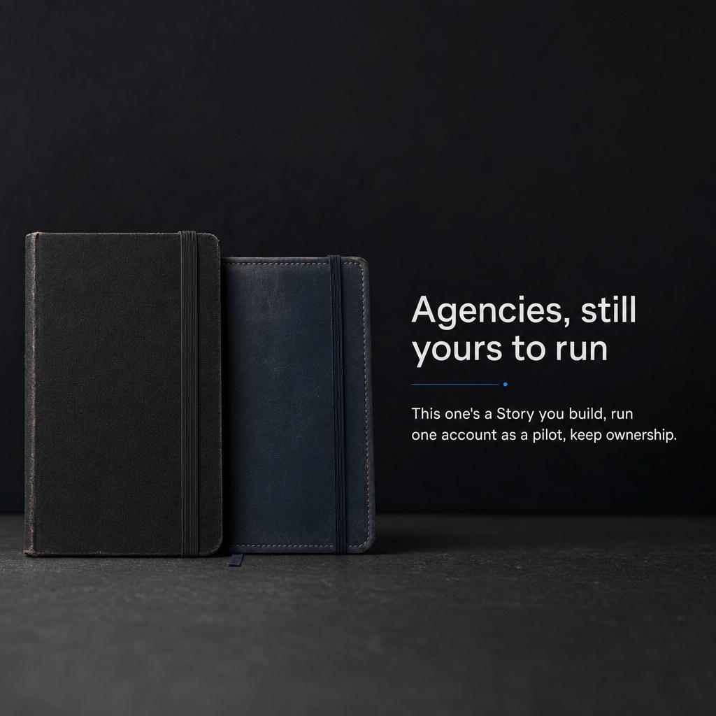 thor_inspify's tweet photo. Every new platform pitch to your client feels like a threat to your seat. This one's a Story you build, run one account as a pilot, keep ownership, and measure engagement per recipient. It's scope you add, not a seat you lose. Agencies, still yours to run. https://t.co/MqSAxk5PQm