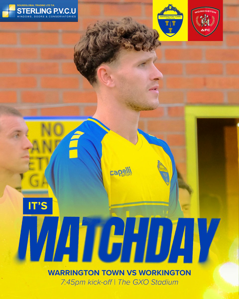 theyellows's tweet photo. It's Matchday! 🟡

🆚 Workington
🏟️ The GXO Stadium
⏰ 7:45pm kick-off
🏆 Northern Premier League

🎟️ https://t.co/3XVhr3fWg1

📸 Jordan Vaughan https://t.co/SdOB9cYJDO