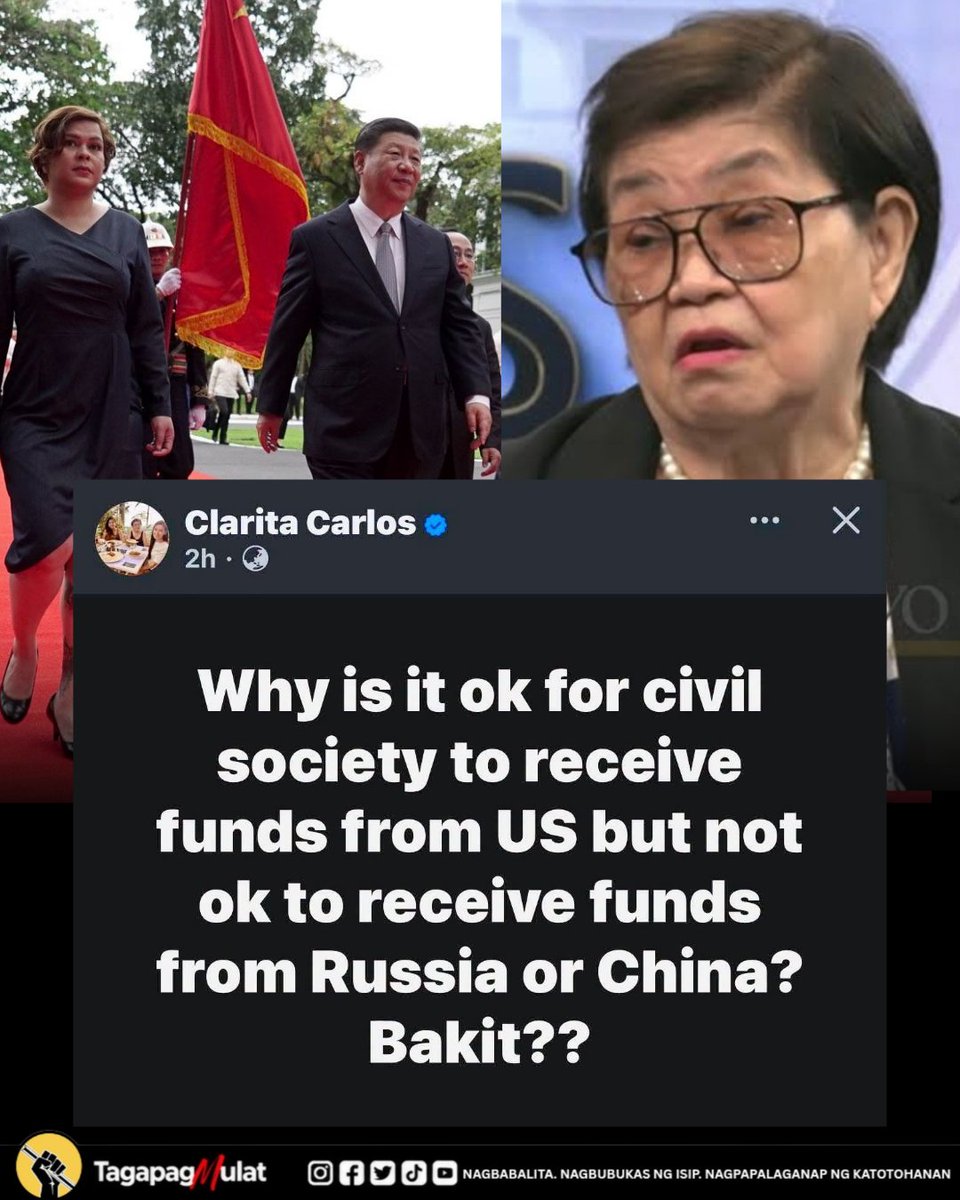 tagapagmulat's tweet photo. Si Prof. Clarita Carlos ang isang patunay na kahit gaano ka pa katalino kapag "Duterte" na ang pag-uusapan. Nagiging utak kanal. 😆 

Basahin ang aking post sa FB
https://t.co/UXM6HT1qM9 https://t.co/7cQLODKvQW
