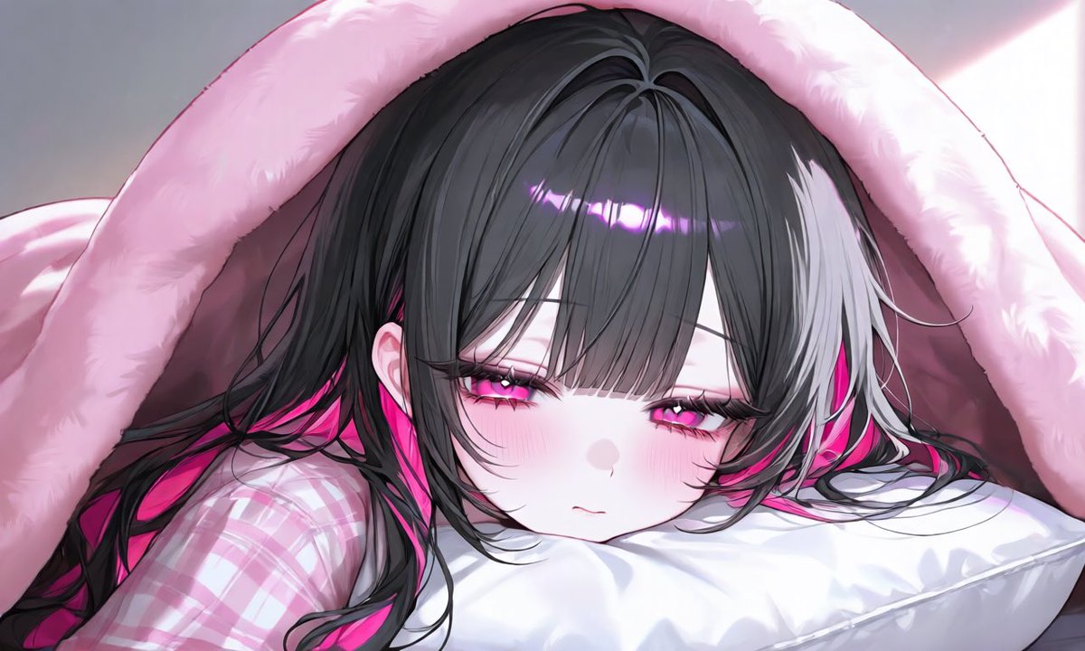 Bell_chan125's tweet photo. 【プロンプト配布】

「寒いから布団から出たくない…｣
 
布団にくるまってる子が作れます〜

Tsubakiの横画面生成推奨‼️
布団の色変えられます(💠)こうなってる所に好きな色入れてください〜！

パクリの意図✖️既出でしたら教えてください🙇‍♀️リプにプロンプトはります！ https://t.co/UtUgms9J52