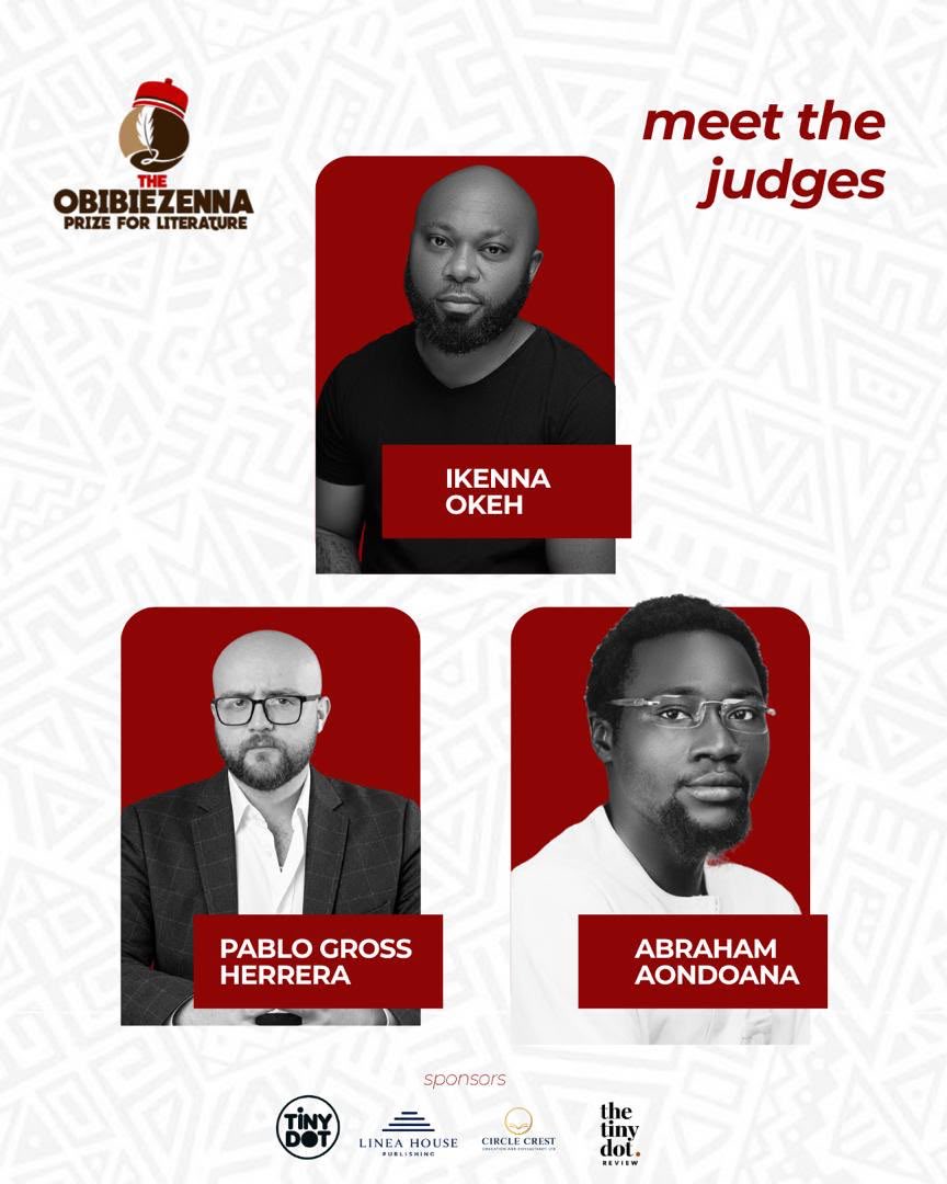 AondoanaAbraham's tweet photo. I am part of the jury for the inaugural The Obibiezenna Prize for Literature, with this year’s focus on Poetry.

Are you good? Then send us your work.

Submissions open on October 10.

@TheObibilitpriz https://t.co/vmVG8nxuJF