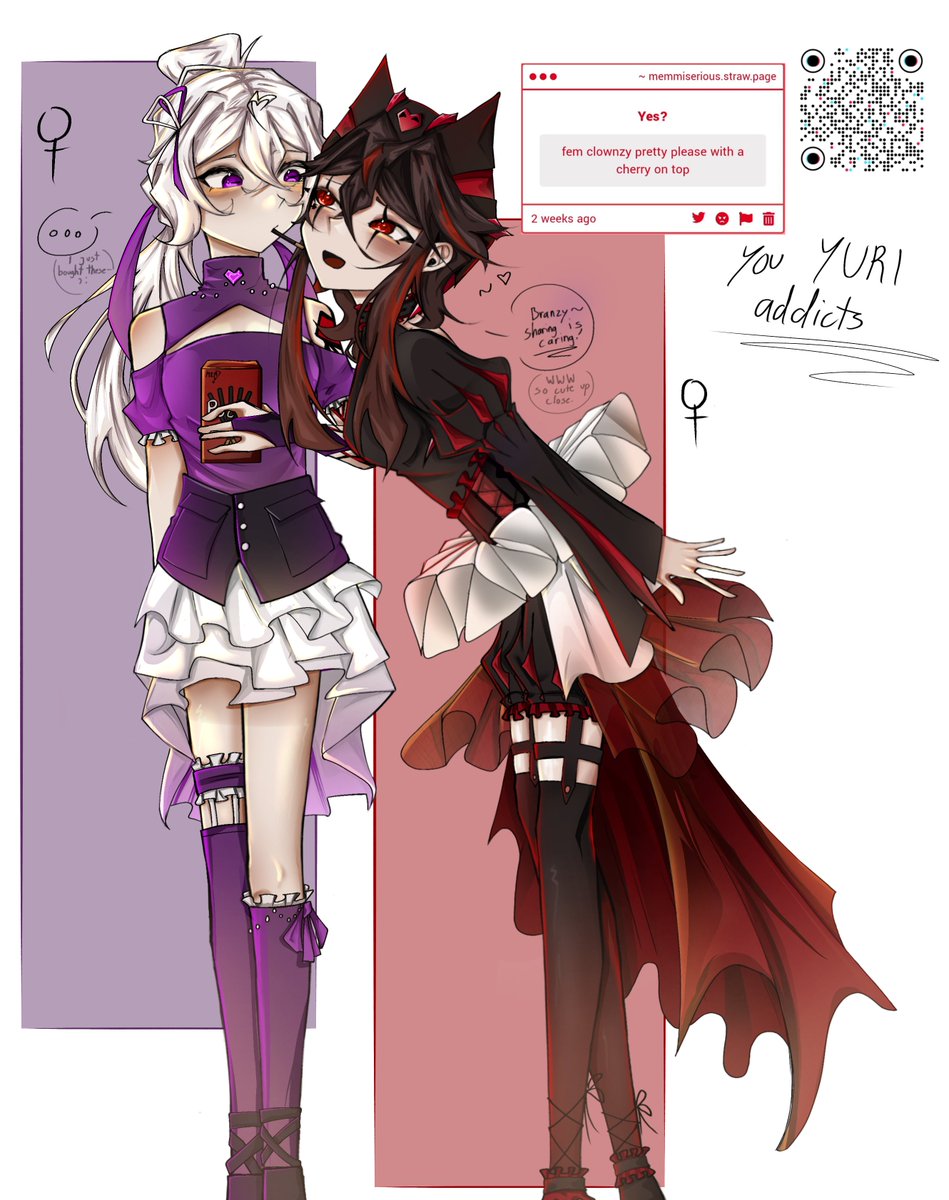 Memblades's tweet photo. Fem Clownzy budget all when to the designs instead of the actual drawing, dang it. https://t.co/5OMFpOJLHS