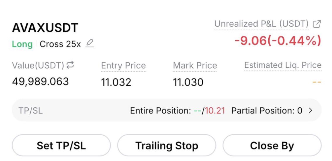 B_futuresignals's tweet photo. Long #AVAX now 🔥

❌SL:10.21 https://t.co/Or5nLCOHO5