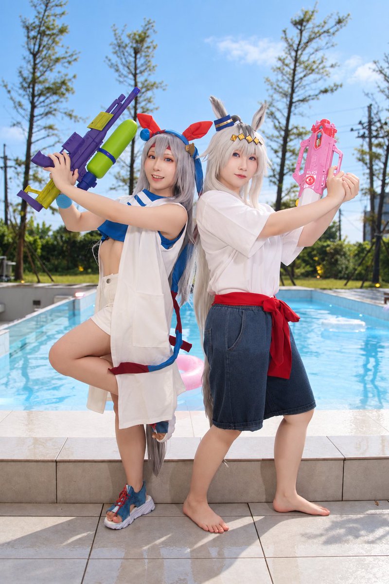irohautkt_cos's tweet photo. 【コスプレ/ cosplay】
ウマ娘シンデレラグレイ 
タマモクロス /オグリキャップ

🍚 @hjkl481123 
⚡️ me

#賽馬娘泳裝合宿第二屆 https://t.co/cOHPp0Y8ba