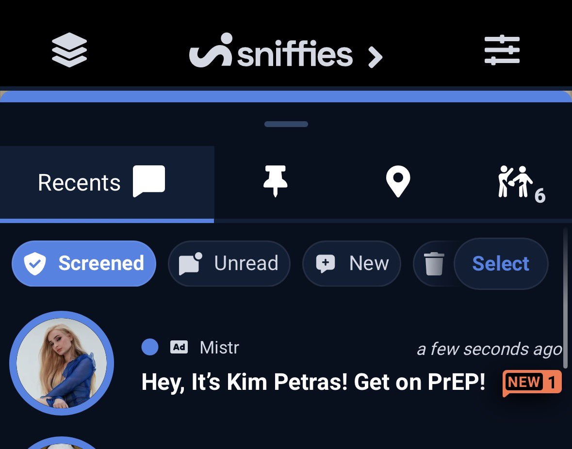 gaymuser's tweet photo. why is kim petras on sniffies HELP 💀 https://t.co/AA7KYHFHKr