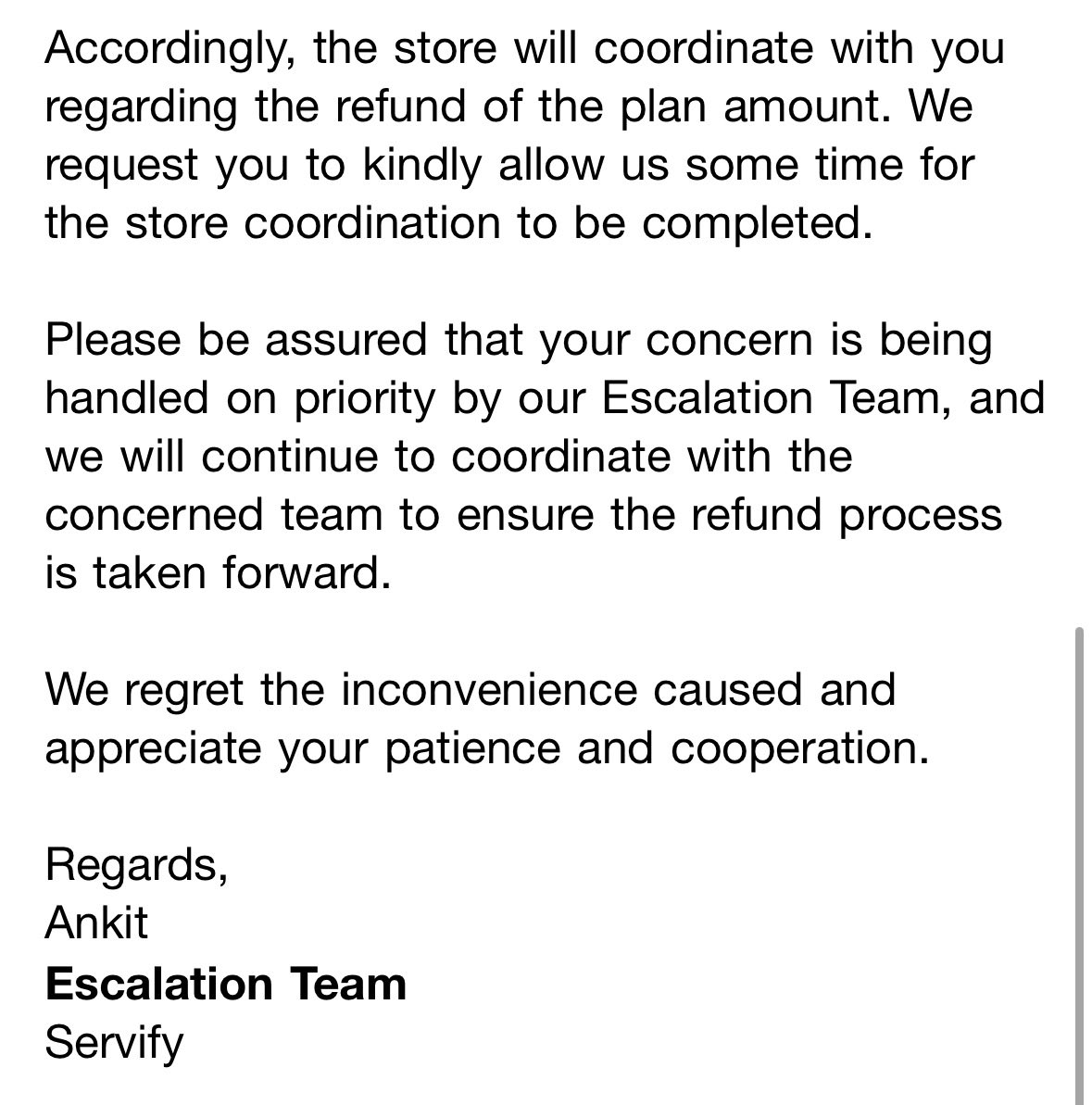 socrazymedia's tweet photo. Update: @ServifyHQ reached out yesterday to confirm my plan is canceled and that a refund is being processed back to my original payment method.

Considering their past record, this is a solid step forward. Just waiting on the funds to show up in my account now.
@jagograhakjago https://t.co/s38RASAd8w