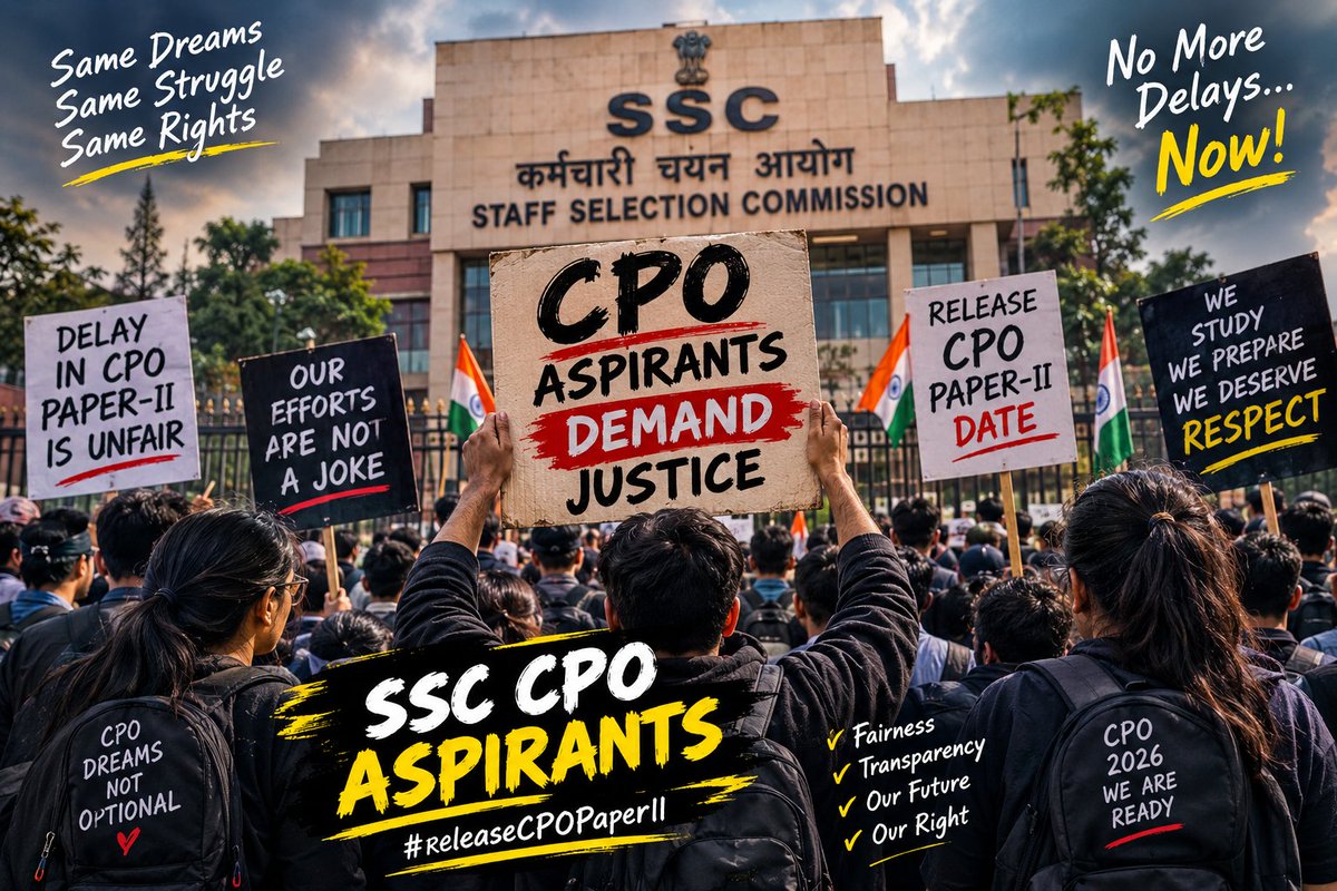 Monisholic's tweet photo. Who did take the accountability of this mismanagement?#justiceforcpostudents
#ConductCPOMains2025 
#PMOindia #ssccorgin https://t.co/VubTSBhej0