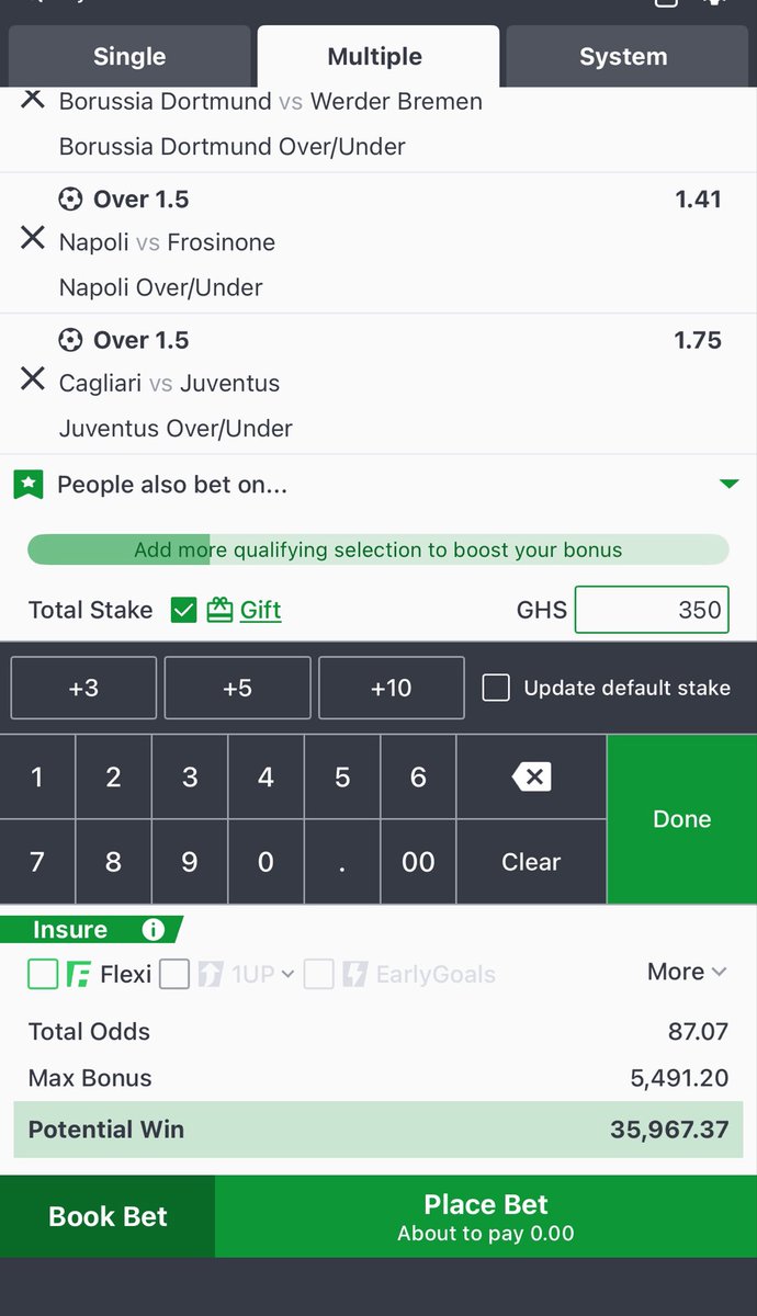 akazatips's tweet photo. Attention attention 💯💯💯💯💯
🙏🙏
100 odds on sportybet over 1.5 ✅✅✅
👀👀👀👀👀👀👀👀
starting today and ending sunday .If this ticket wins, I'll reward the first 30 followers who comment with 50 cedis each!
🙏🙏🙏🙏🙏🙏🙏

Find the code in the comments section below!" https://t.co/bEbsenqaK7