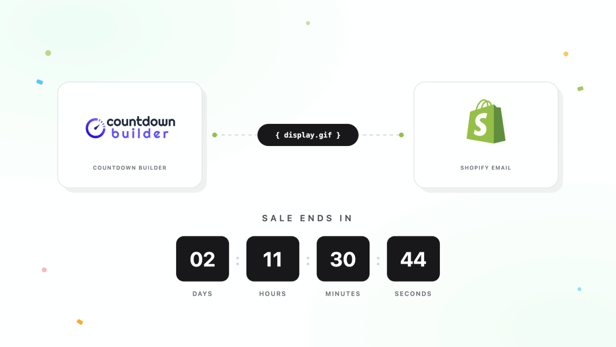 CountdownBuild's tweet photo. ⏳ Running a Shopify store?

Learn how to add countdown timers to Shopify emails and create urgency around sales and limited-time offers.

https://t.co/5HXkw3tqFf https://t.co/Gne1ah7qg1