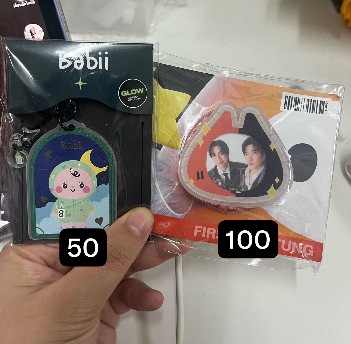 nnmwhan02's tweet photo. ปล่อยราคาตามภาพ ส่ง 40🛍️

#GMMTVFANIVAL2026HappyFamily 
#ตลาดนัดออฟกัน #ตลาดนัดเฟิร์สข้าวตัง
#ตลาดนัดgmm https://t.co/ZXDgnjqQLe