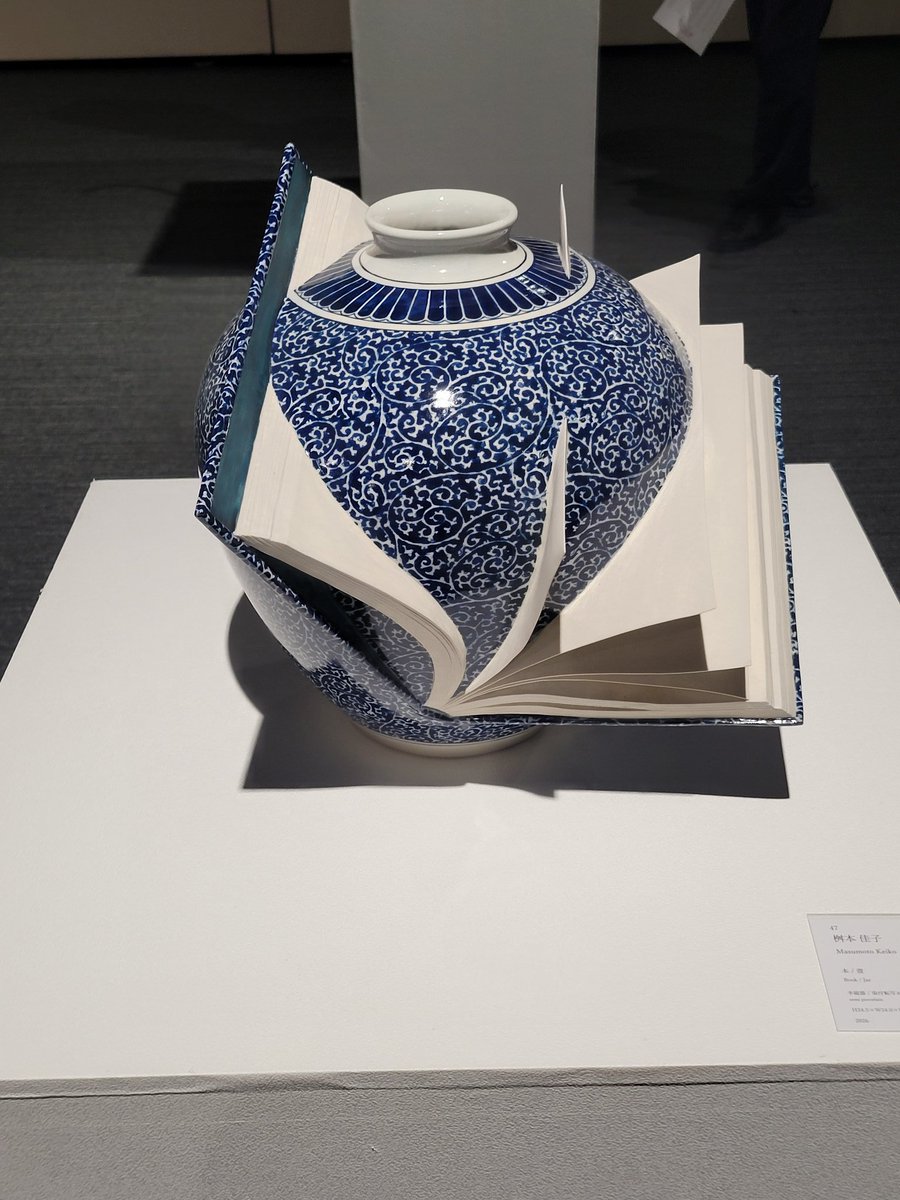 heijitsubijutsu's tweet photo. 本と壺の人だ。
いいなぁ、他の作品も見たい。 https://t.co/1QuFkbxES1