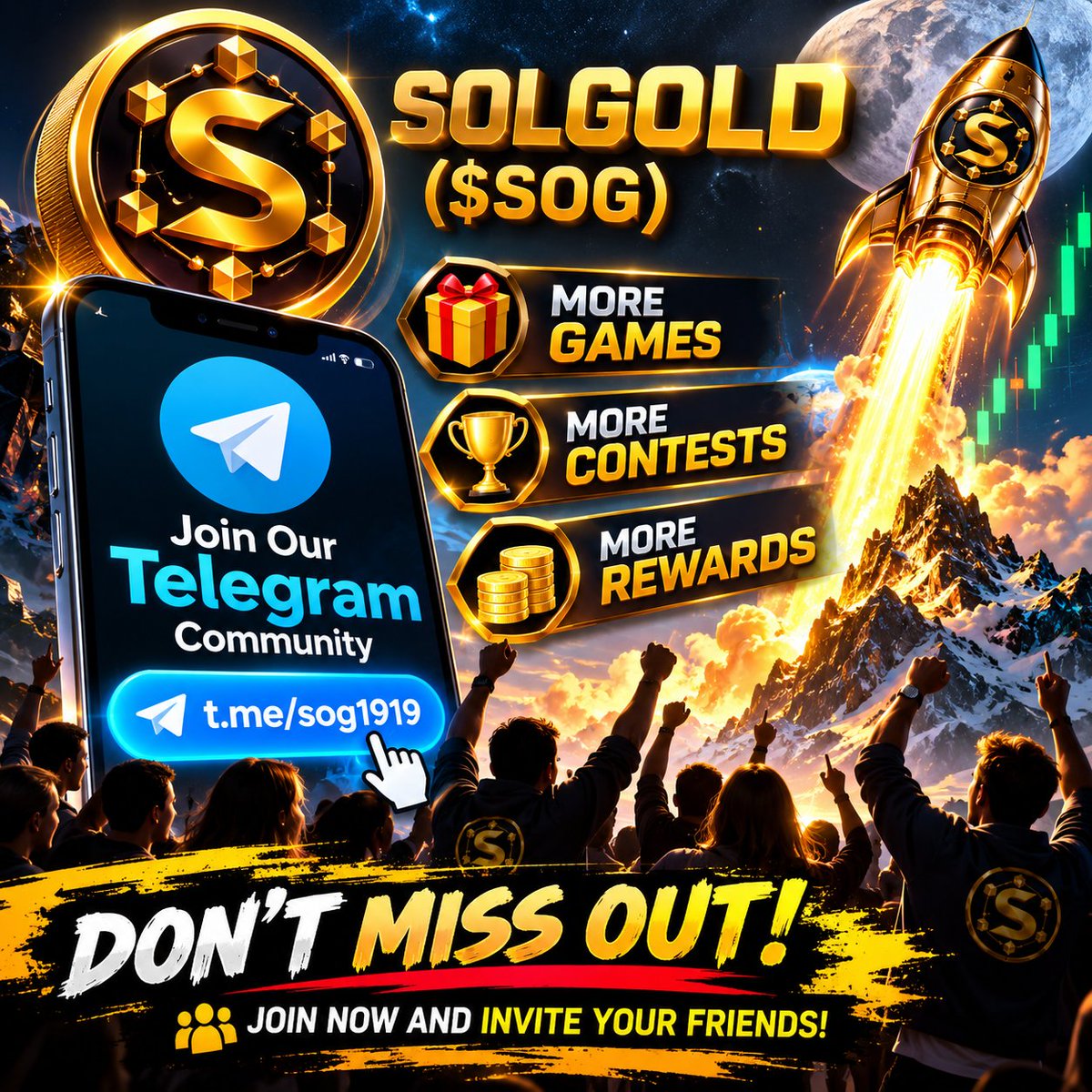 moonlight2026y's tweet photo. 🚨 Don’t miss out! 🔥

Join the official $SOG Telegram community and stay active. 👀

🎁 More games
🏆 More contests
💰 More rewards

Bring your friends and make sure you don’t miss the next giveaway! 🚀🪙

📢 https://t.co/5EX3e42NoB

$SOG #SOG https://t.co/lEm6hXRqba