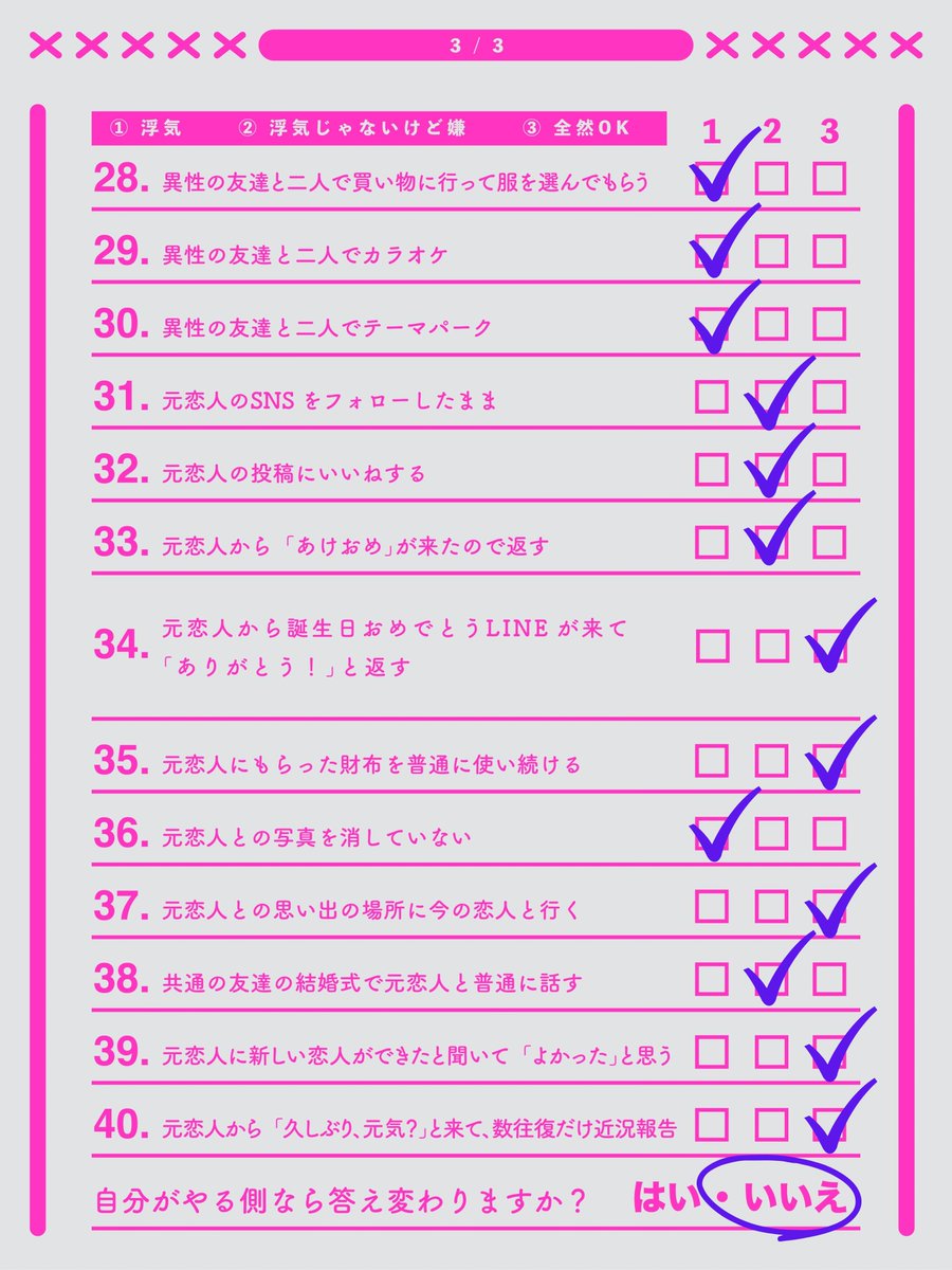 _IGU_VRC's tweet photo. 流行ってたからやってみた🐣

難しい質問内容だ🌪️
異性との詳しい関係性にもよるから
なんとも言えない部分はある🧑‍🩰 https://t.co/n6HLdG8r1G