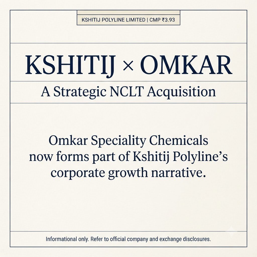 _ShivaM9's tweet photo. CMP ₹3.93 — Omkar Speciality Chemicals continues to attract attention around its acquisition and relisting story. NCLT acquisition is complete and final order is awaited. #Multibagger_Nse_Stock https://t.co/ZicGTTlsbT