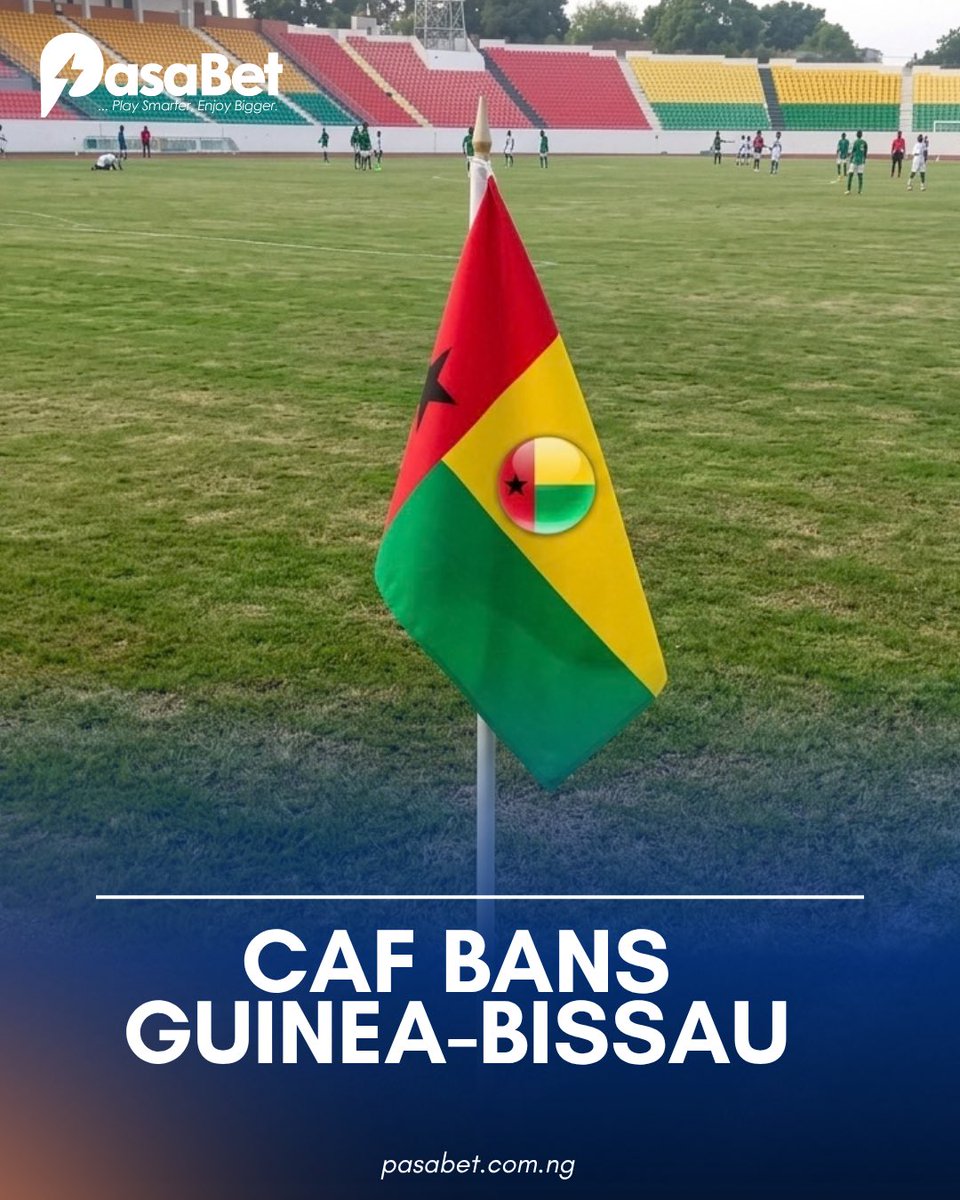 pasabethq's tweet photo. The Confederation Of African Football (CAF) has reportedly banned the Guinea-Bissau stadium Estádio Nacional 24 de Setembro, where Nigeria lost 3-0, from hosting further AFCON qualifying matches, over the terrible state of the pitch and has also apologized to the NFF. https://t.co/Cj8sWQdvxT