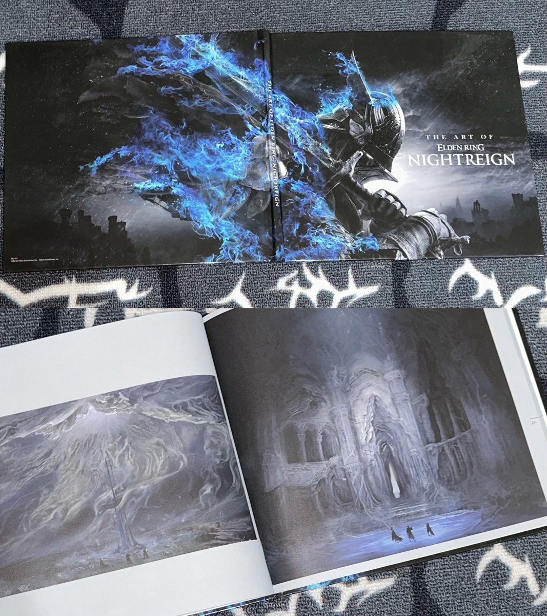 einyvie's tweet photo. my elden ring artbooks https://t.co/rQRCvUCzIR