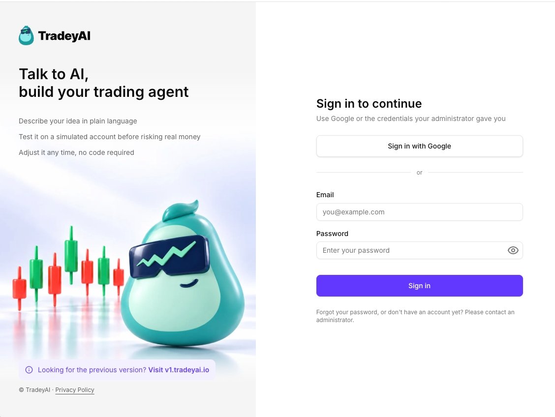 TradeyAI's tweet photo. TradeyAI now supports live trading through #Binance! 🚀

Connect your @binance account and run up to 3 strategies at once on https://t.co/1GKtk2iz7o! 🤖📈

More whitelist spots are opening soon — join the whitelist and watch your email for access! 👇

https://t.co/RLTRXNvdfm https://t.co/xMMMyhUVq7