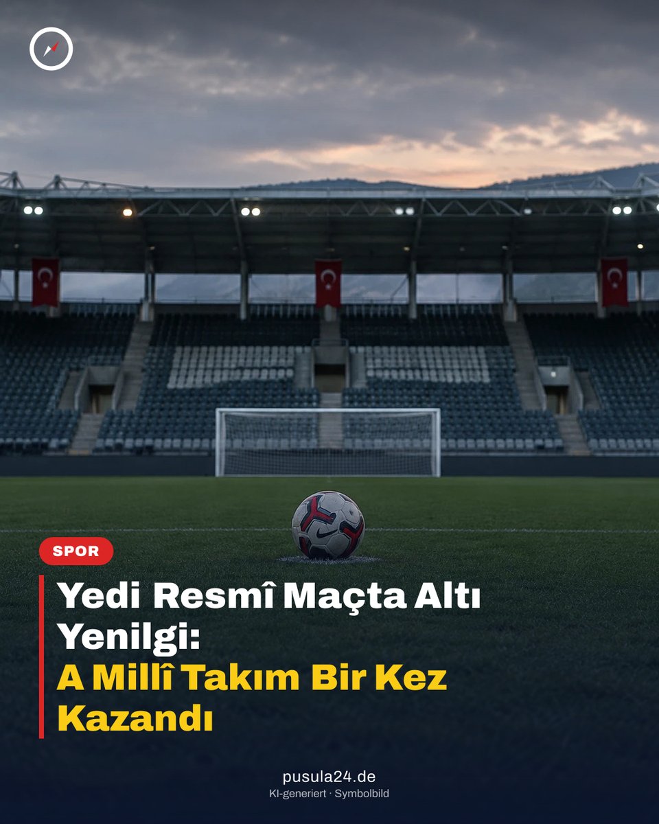 Pusula24de's tweet photo. Dünya Kupası’ndaki ABD galibiyeti, A Millî Takım’ın 2026’daki tek resmî zaferi oldu. Uluslar A Ligi’nde dört maçın tamamı yenilgiyle bitti. Sizce toparlanma nereden başlamalı? #Pusula24 #MilliTakım https://t.co/9c8ubUuRop