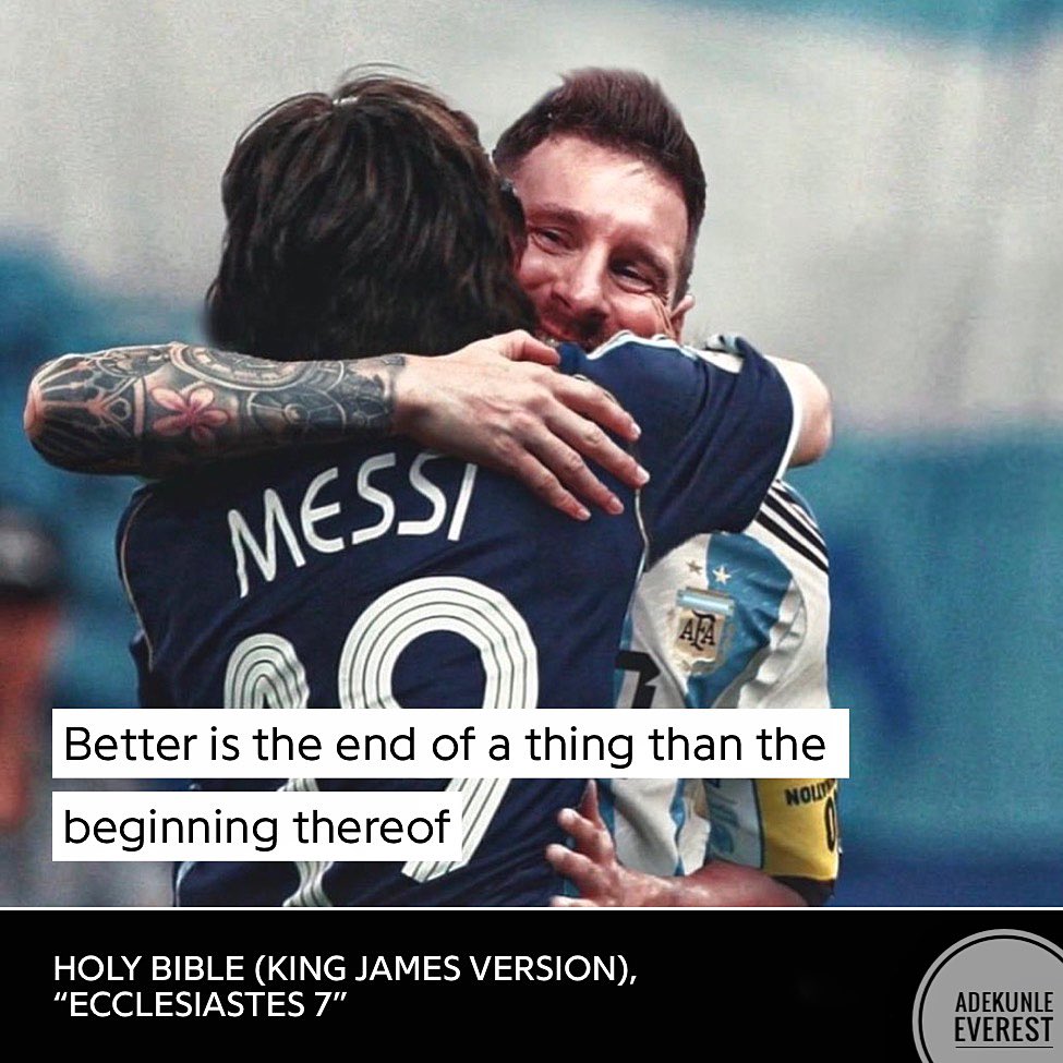 lifeaseverest's tweet photo. ๐๐๐ฌ ๐ฎ๐ณ๐ต
๐: Ecclesiastes 7:8
#OneVerseADay
#Argentina
#Messi
@M10GOAT https://t.co/hEhznxduv9