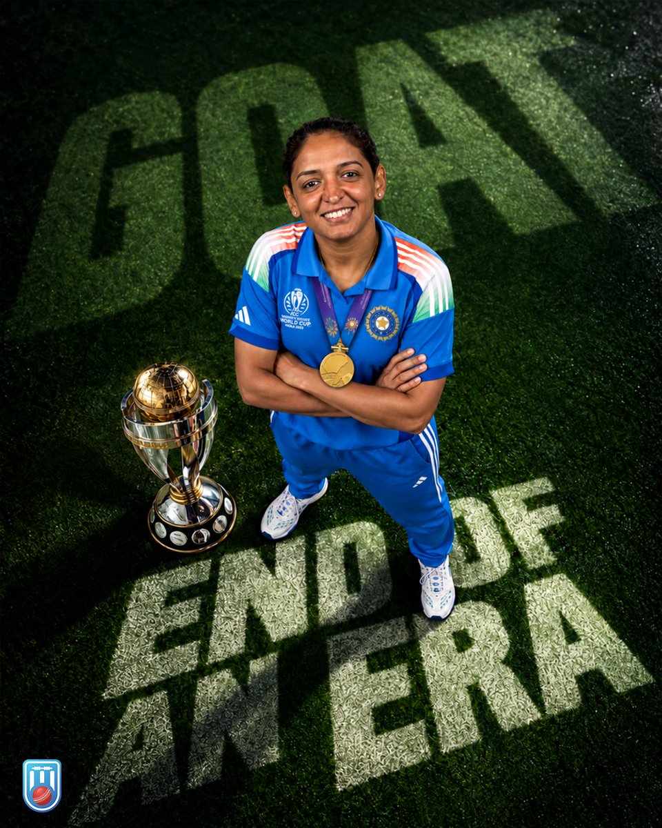 justcricket_app's tweet photo. Captain (C)ore! 🫶🏻👑

🏆 First Indian captain to win the Women’s ODI WC
🥇🥇 Asian Games 2023 &amp; 2026 - Gold as captain
🇮🇳 Led India to a historic Test win at Lord’s
🔥 Most T20I matches as captain

And the list goes on and on... ❤️
Thank you, Kaptaana! 🫡

#HarmanpreetKaur https://t.co/Bk3JFE1kYT