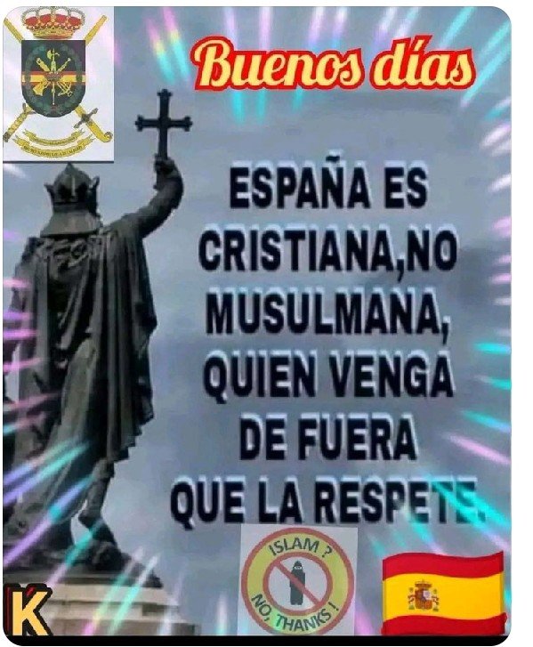 fina_guerrera's tweet photo. Buenos días #Legion🇪🇦🇪🇦🇪🇦🇪🇦⚔️⚔️⚔️ https://t.co/El2iSUlWGY