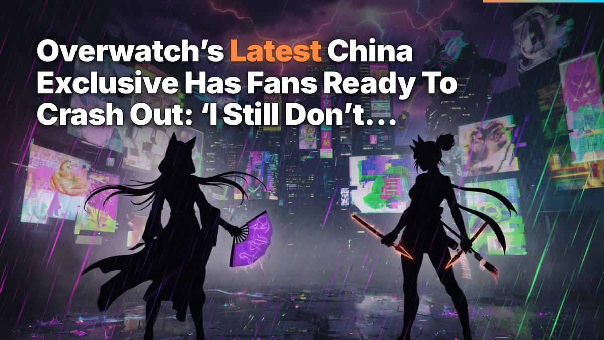 PatchNoteGT's tweet photo. Blizzard's China exclusive Overwatch heroes (Shion, Kiriko, Reaper) have fans up in arms. Geo-exclusive content: love it or leave it? #overwatch #blizzard

Source Kotaku: https://t.co/H4GFGnacsc

AI Curated | Source included

#GamingNews #GamingCommunity #Gaming https://t.co/Yp7g156PlP