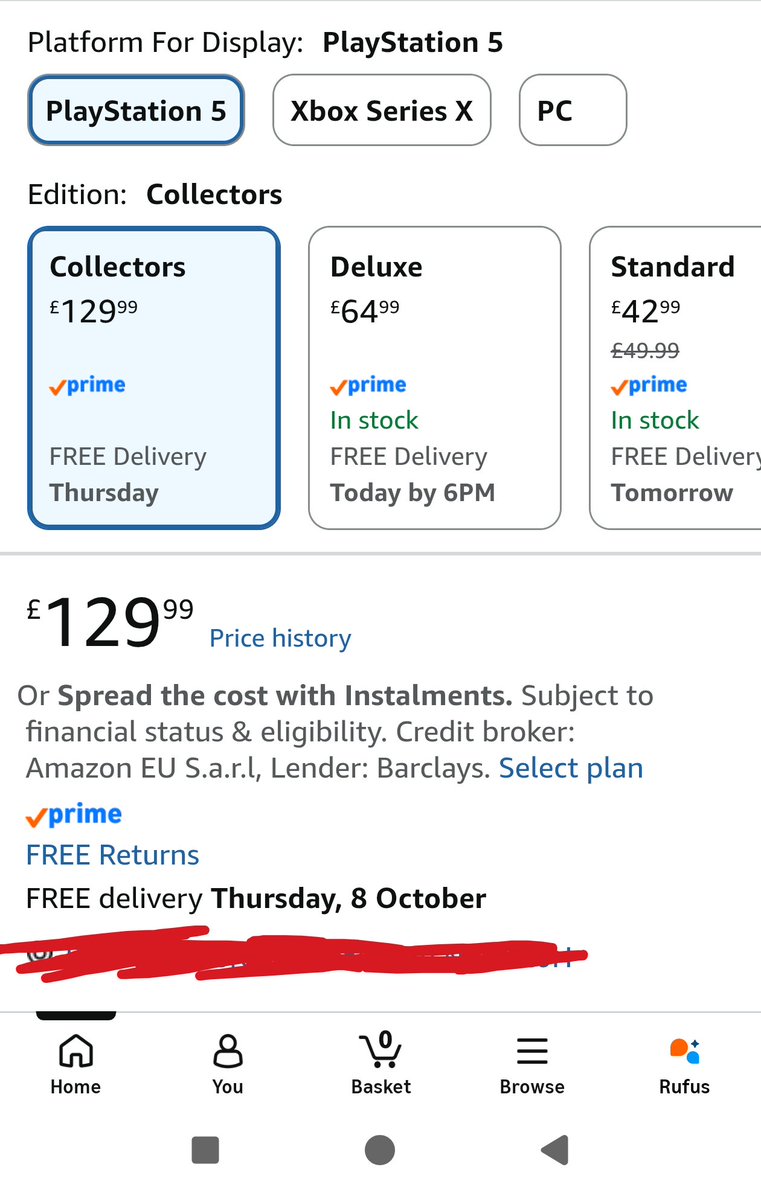 JustJorder's tweet photo. @amazon The whole reason I ordered it through you is because it was guaranteed free release day delivery, woke up and it's delayed......
And I could just go on to your site and order it before your delay would arrive for me.... Make it make sense.... https://t.co/mZwa7c2QSA