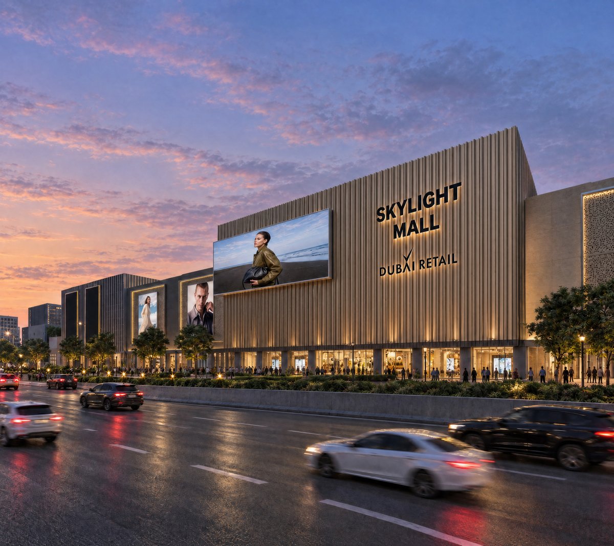 DXBMediaOffice's tweet photo. Dubai Retail, under Dubai Holding Asset Management, unveils Skylight Mall, a new super-regional destination set to open in 2027 on Al Khail Road. Spanning 1.3 million sq. ft. of gross leasable area (GLA), the mall will feature more than 360 stores, making it the latest addition to Dubai Retail’s growing portfolio of 58 malls and lifestyle destinations across the emirate.