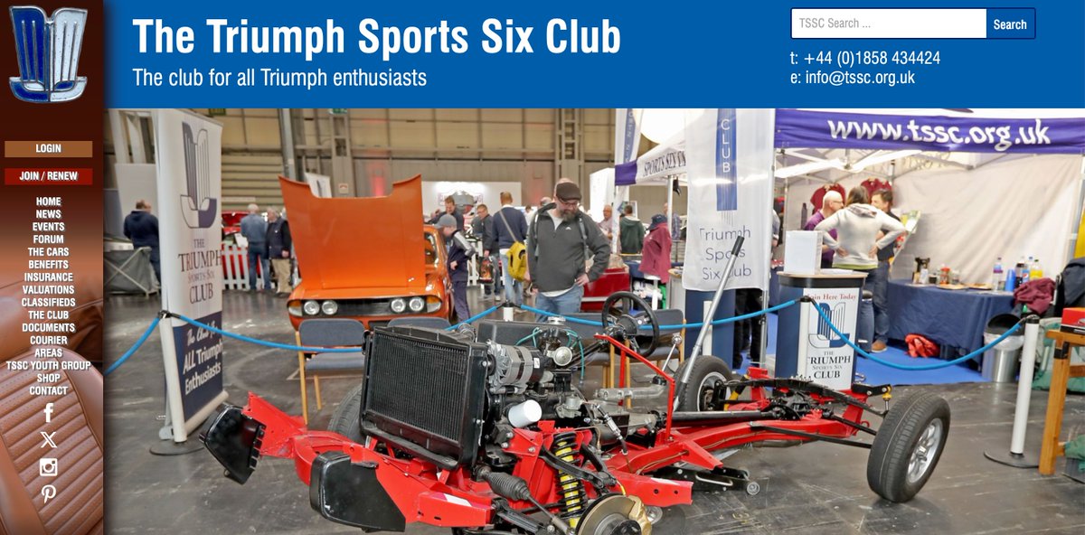 TriumphSSixClub's tweet photo. Do you want to know what's going on?
Check out our Web Site https://t.co/ozlszEhuc0 it's all there
Events, Forum, Insurance, Classified, The Full Courier Library with search function, Local Area information.
Pop over & have a look, it's all part of our service.
#TSSC #Triumph https://t.co/F8k9QWnXnM