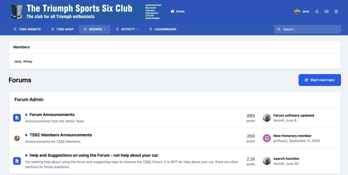 TriumphSSixClub's tweet photo. Do you want to know what's going on?
Check out our Web Site https://t.co/ozlszEhuc0 it's all there
Events, Forum, Insurance, Classified, The Full Courier Library with search function, Local Area information.
Pop over & have a look, it's all part of our service.
#TSSC #Triumph https://t.co/F8k9QWnXnM