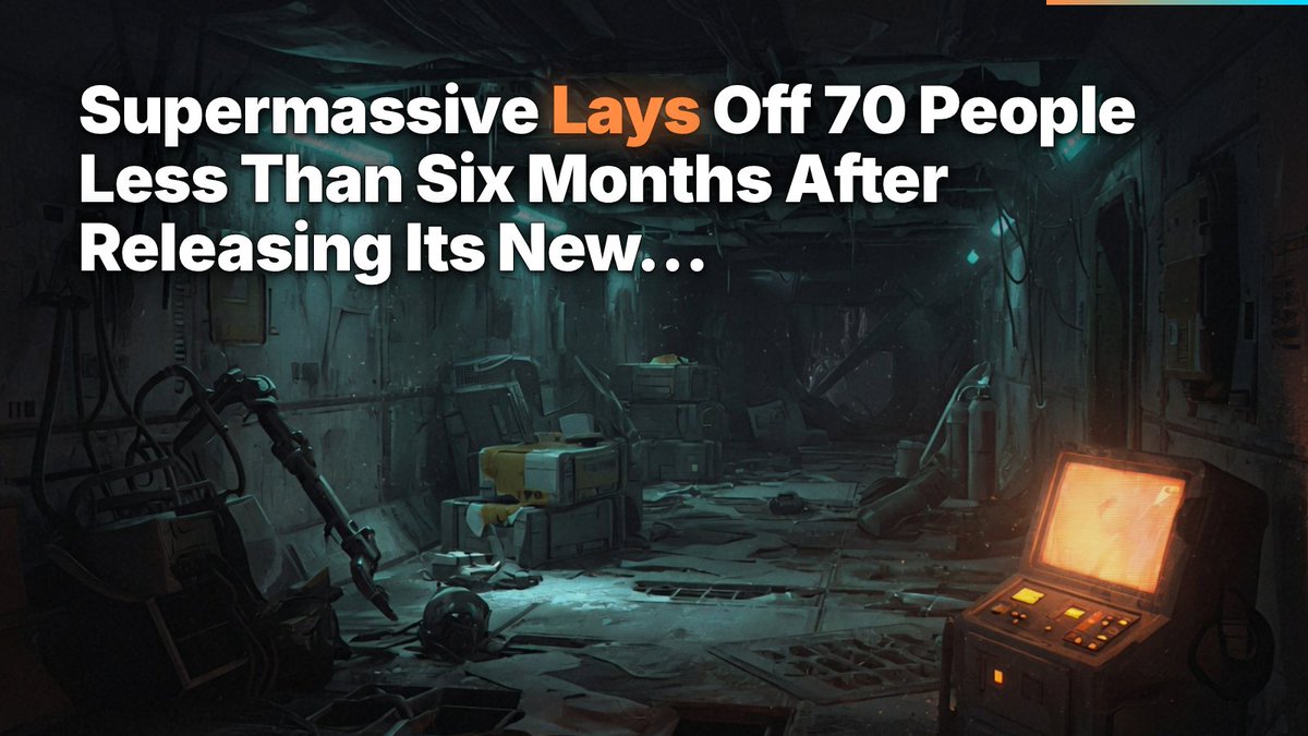 PatchNoteGT's tweet photo. Supermassive Games lays off 70 staff post <i>Directive 8020</i> release. Mixed Steam reviews could be a factor. Industry's tough. #gamedev

Source Kotaku: https://t.co/maeOMe5psi

AI Curated | Source included

#GamingNews #GamingCommunity #gaming_news https://t.co/Gj9aWWJC0s