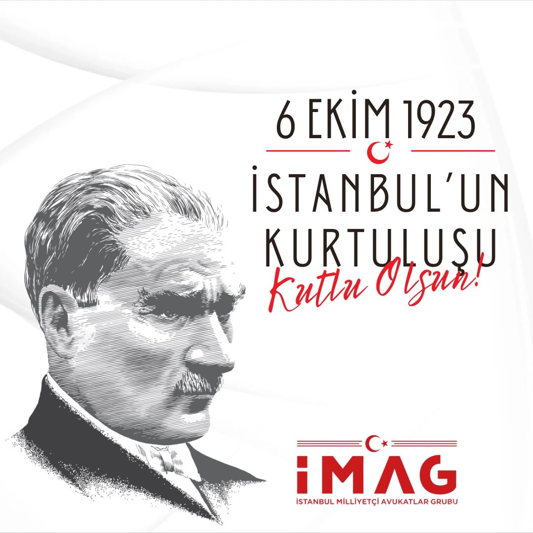 ist_mag's tweet photo. İstanbul’un düşman işgalinden kurtuluşunun 103. yıl dönümü kutlu olsun.

Başta Gazi Mustafa Kemal Atatürk olmak üzere, bağımsızlığımız uğruna mücadele eden tüm kahramanlarımızı saygı, rahmet ve minnetle anıyoruz. https://t.co/UAsGnkyJQv