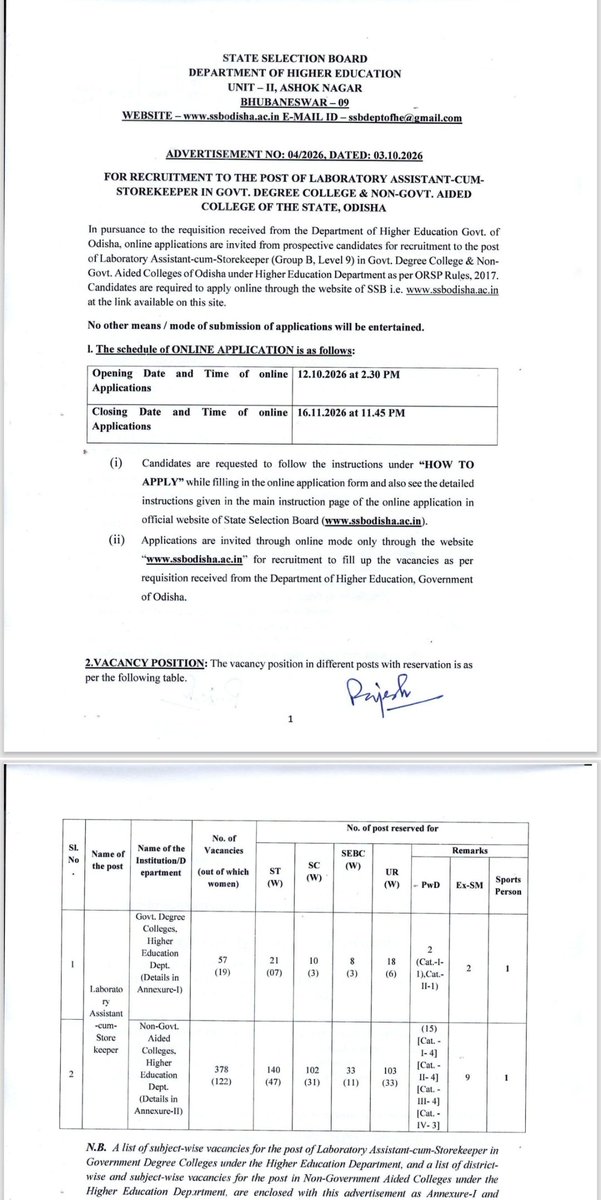 neha_laldas's tweet photo. ‼️ Attention Odisha SSB Applicants ‼️
Whoever has applied for these exams, and wants to challenge the reservation matrix here (more than 50%), please connect with us ASAP.

We are going to challenge this matrix in Court & need petitioners.

We will fight the case on your behalf & free of cost.
Please respond 🙏