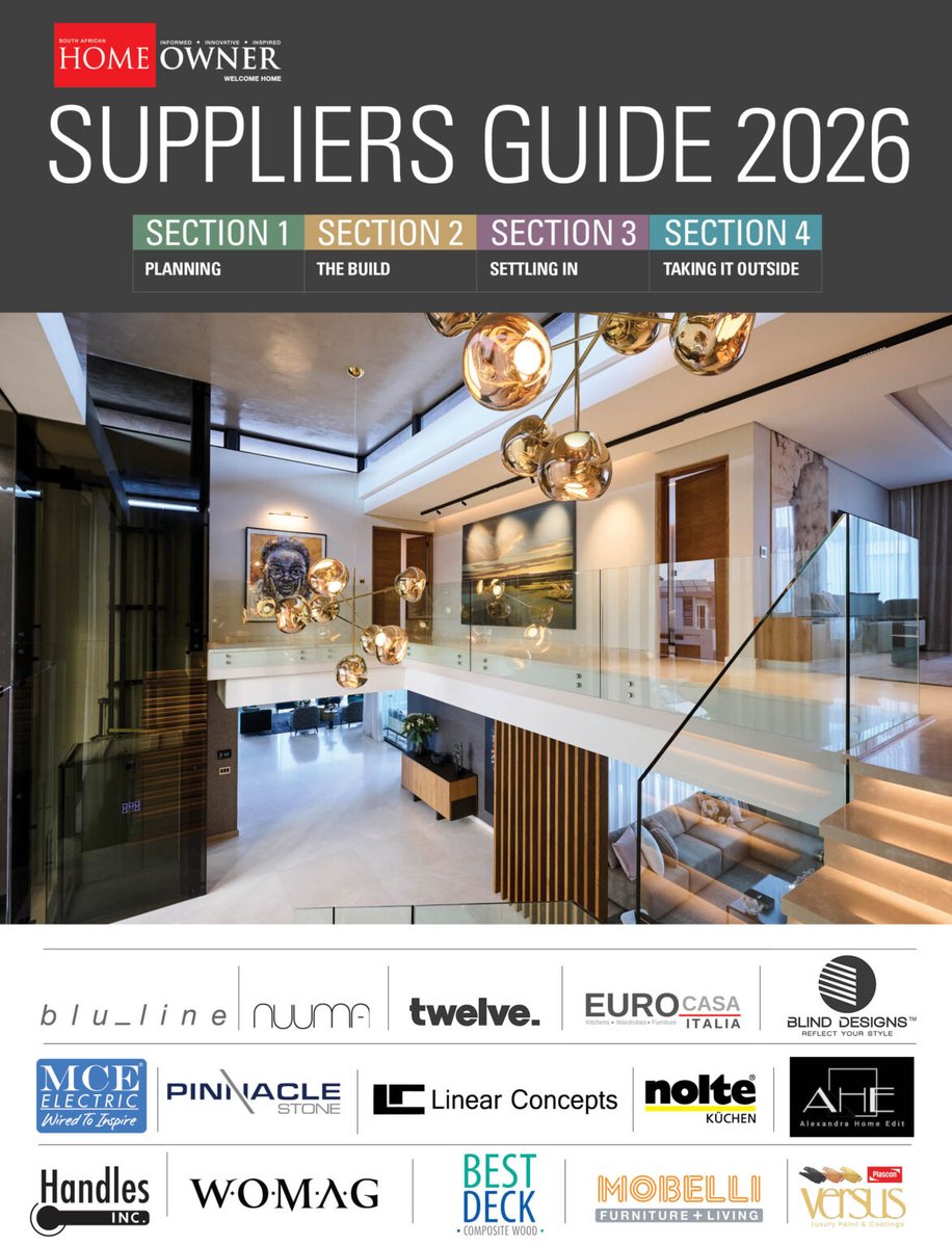 SAHomeOwner's tweet photo. Your essential A–Z directory of products and services, covering every stage of the home journey – from initial planning and construction to the finishing touches and settling in:

https://t.co/0VoC3jNMff https://t.co/DxOp09kCDb
