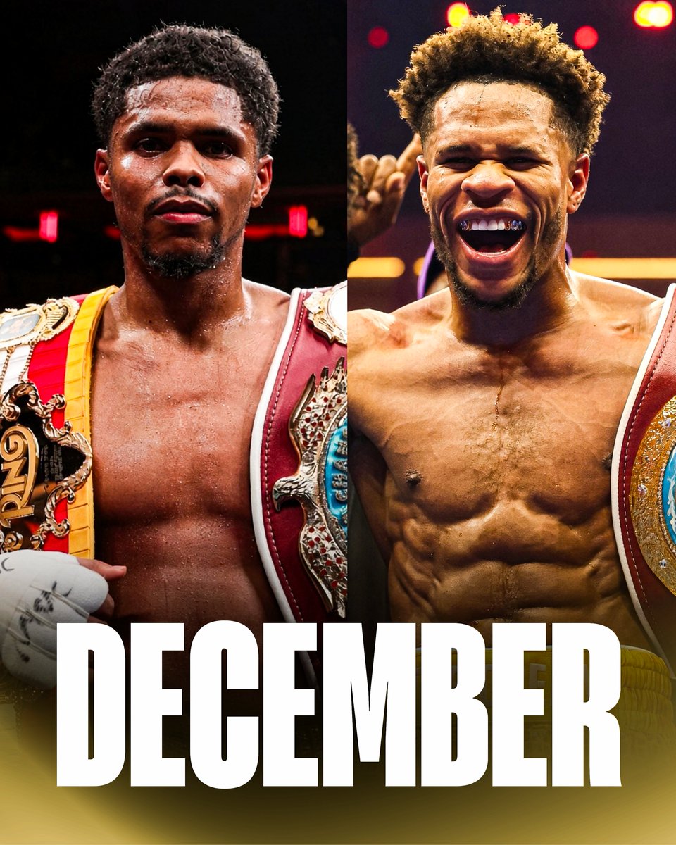 Sourceofboxing's tweet photo. 🚨 Devin Haney says he will go down to 145 pounds to fight Shakur, and wants it this year in December 👀

"Let’s do this 145 no rehydration clause @ShakurStevenson.. let’s see who’s the real p*ssy! 
 
December.. 2026 InshaAllah" https://t.co/FomDK6HaQF