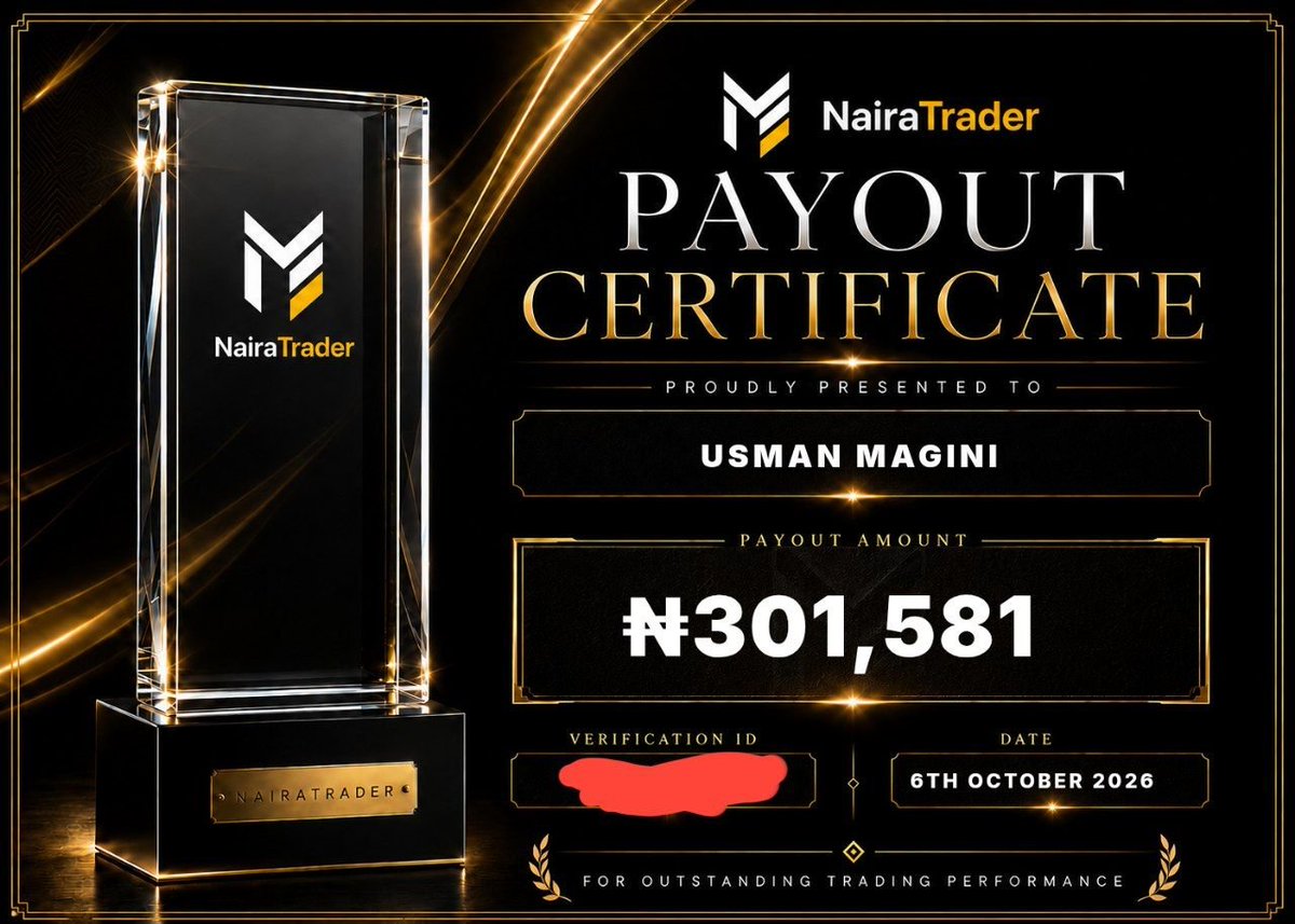 Maginitrader's tweet photo. I have received my payout from @naira_trader

✅️ No Profit Cap/Limit
✅️ Account Reset Option
✅️ Registration Fee Refund Available

✅️ 2-Phase Challenge
✅️ 70% Profit Split
✅️ ALL SYMBOLS available!
✅️ Recover your BREACHED Account

🔥 Most Affordable 
Start with just N3,999

https://t.co/SMaVXjnqDV