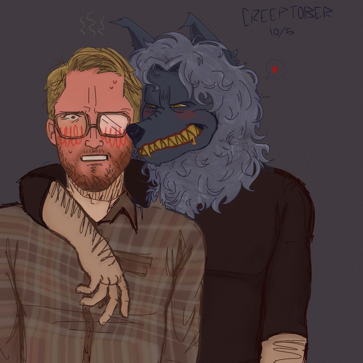 Soggy_NoodIes's tweet photo. #CREEPTOBER2026 Day 5! Favorite ship/character! (I chose ship..) 

I loooove the Josef/Aaron dynamic in the first movie 😭 my number 1 ship fr 🧎

#creep #creeptwt https://t.co/OFygr73nNF