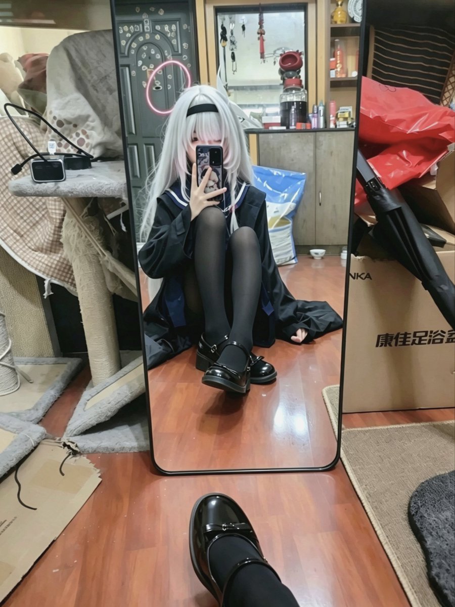 wendidiovo's tweet photo. 老大，我们这样发cos真的有人看吗？#cos#蔚蓝档案#普拉娜 https://t.co/vLN0CHYuUx