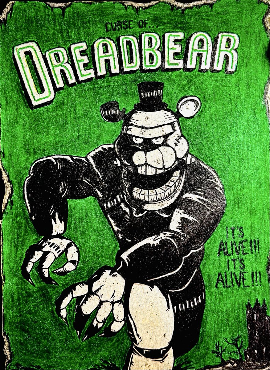 FreddyReady87's tweet photo. ITS ALIVE!!! but lacking the necessary control module. #fnaf #fnaffanart https://t.co/dLF5CtS2EW