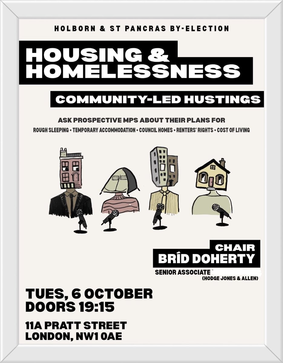 streetskitchen's tweet photo. We are off to spread some joy in #Camden

&amp; spread the word!

Housing &amp; Homelessness Hustings tonight!
Still waiting for some campaigns to RSVP👀

#MakeThemCount https://t.co/yU61BqPO3L