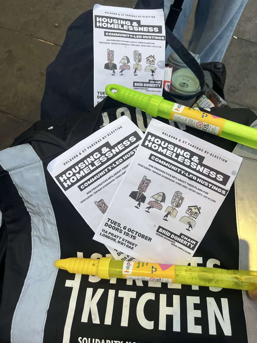 streetskitchen's tweet photo. We are off to spread some joy in #Camden

&amp; spread the word!

Housing &amp; Homelessness Hustings tonight!
Still waiting for some campaigns to RSVP👀

#MakeThemCount https://t.co/yU61BqPO3L