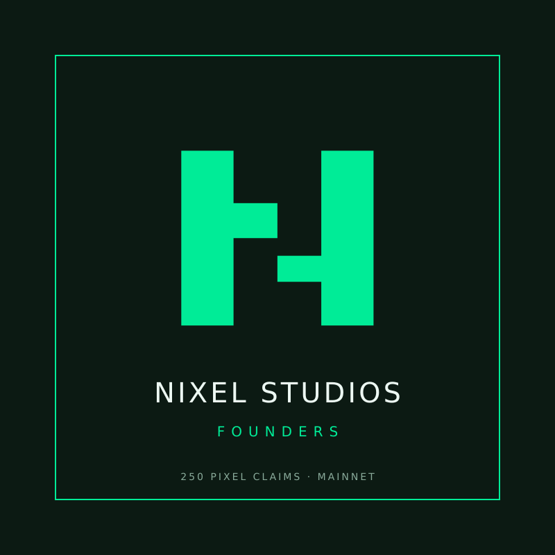 NixelStudios's tweet photo. 🟢 NIXEL STUDIOS FOUNDER PASS 🟢

Each pass holder has averaged 13.12 $NEAR from staking. That's almost 3x from fees in just 1 day. 

This is just the begining 😏

How to get one:

-> Claim 250 pixels on https://t.co/o5UB7eREfN 
->Then mint on website

$NIXEL https://t.co/sHcWqPKZEX