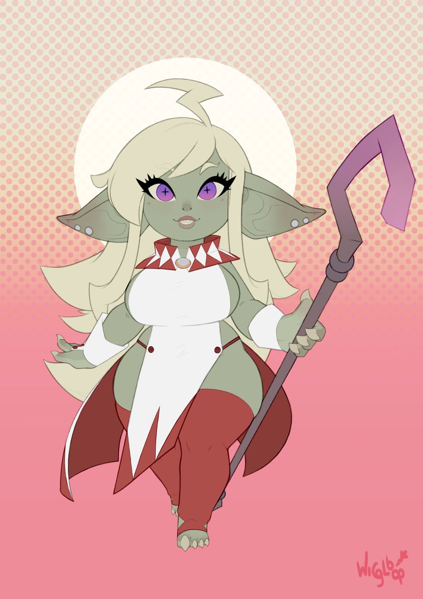 _wigglbop_'s tweet photo. Redraw of @Shidyk2's Gloriana from 2024 for #Gobtober

🥕 https://t.co/4CvgfDLg21
