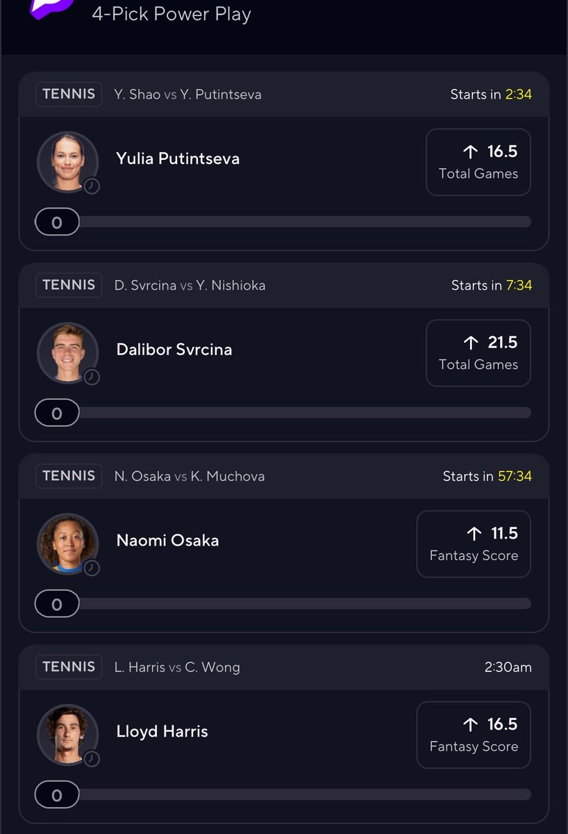 edgehunterplays's tweet photo. IF YOU WANT ACCESS TO PREMIUM LET ME KNOW THIS  THE LADT SLIP IM POSTING TONIGHT

#TENNIS #Gambling𝕏 #prizepicks #parlay #cash #spread #wakencash #underdog #Gamblingtwitter https://t.co/I2qsK7rsWs