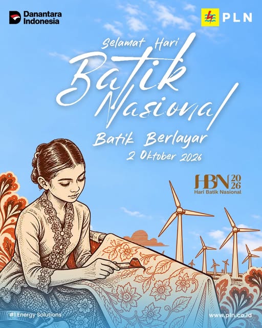 MarosElectrizen's tweet photo. Batik Berlayar, Budaya Mendunia! 🇮🇩⚡

Batik lebih dari hanya sekadar motif dan warna, namun bagian dari cerita, identitas, dan kekayaan budaya Indonesia.

#PLN #plnuntuksemua #plnuntukindonesia #haribatiknasional https://t.co/rzTt02au46