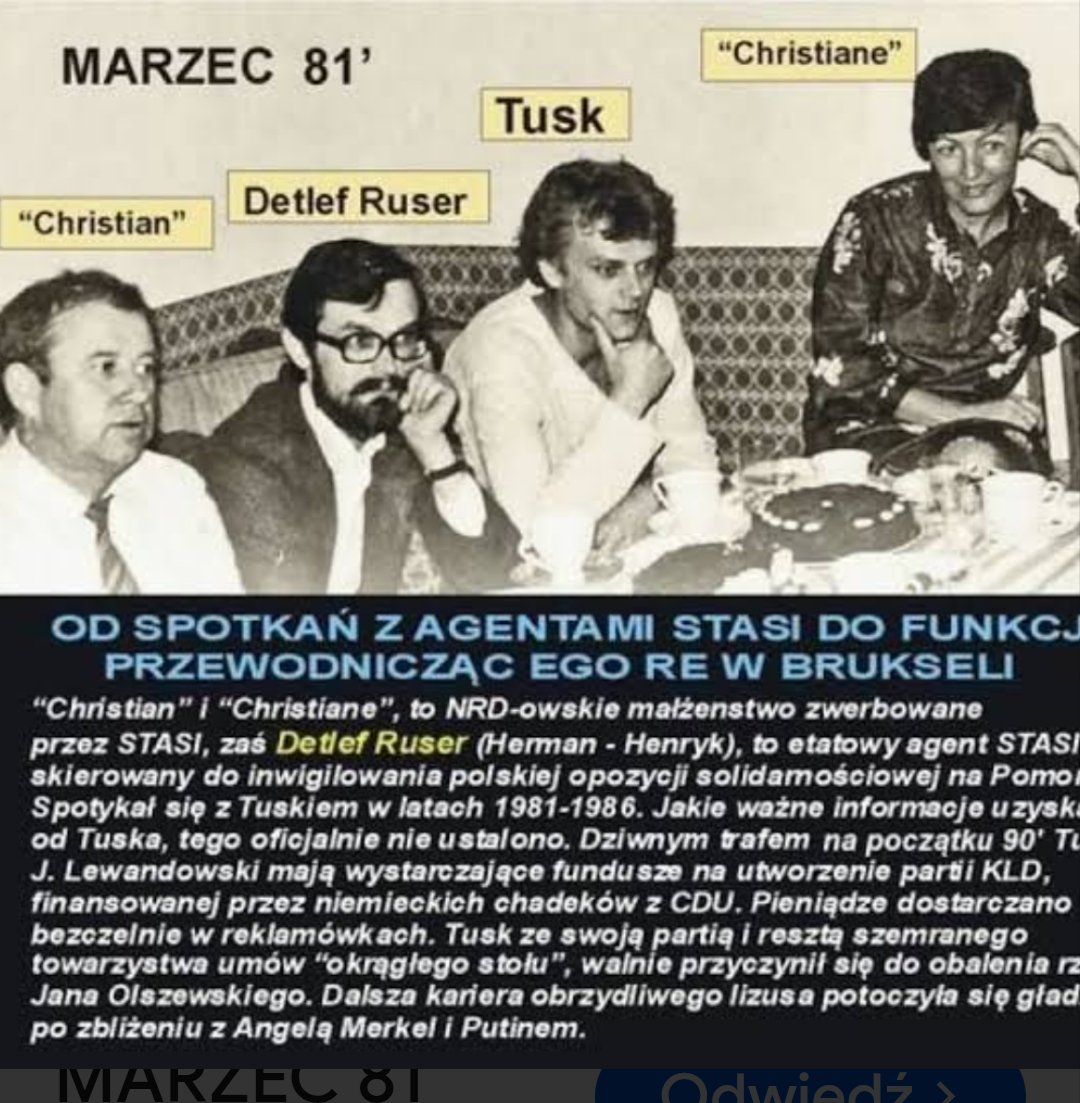 xxxxxx498121's tweet photo. @donaldtusk Za swoje, czyli za te kasę która dostawałeś zza Odry OSKARKU??
AFD już zapowiedziało że po przejęciu władzy w Niemczech odtajni akta polskich współpracowników STAZI. To co Argentyna czy Izrael? Co wybierzesz? https://t.co/Q8rEQV9gHY